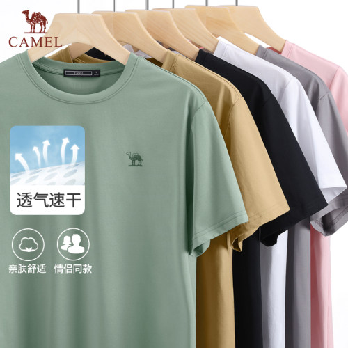 骆驼男装短袖t恤骆驼休闲