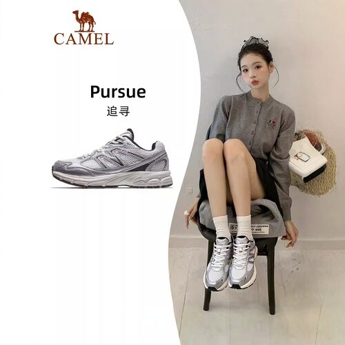 骆驼追寻户外老爹鞋女轻便休闲鞋