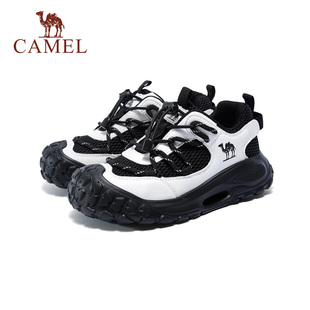 小骆驼儿童登山鞋轻盈户外防滑耐磨网面透气大童徒步鞋男童运动鞋