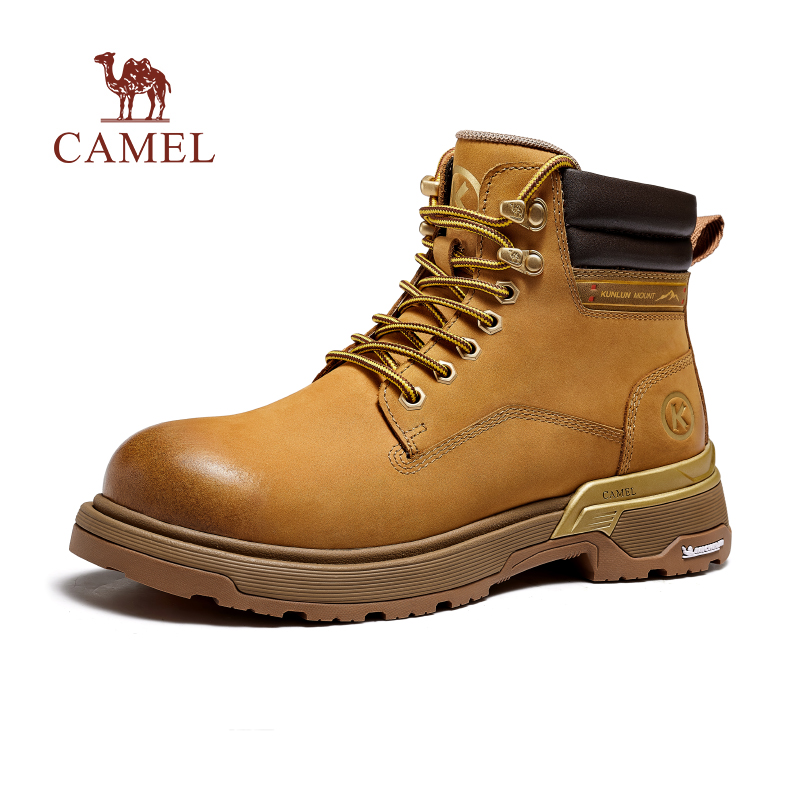 米其林防滑大底防泼水牛皮革