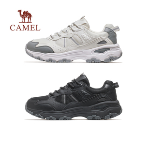 骆驼星海2代运动鞋2026新款休闲鞋慢跑鞋男款透气厚底增高老爹鞋