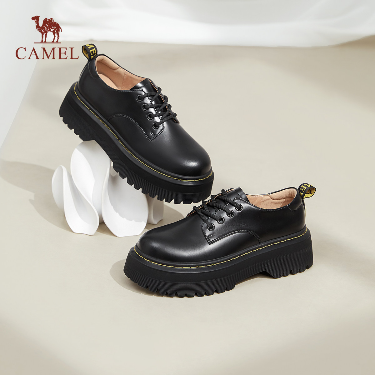 骆驼女鞋2025秋冬休闲百搭时尚复古鞋深口单鞋休闲鞋运动鞋,女鞋,深口单鞋,淘宝优惠券,粉丝福利购,淘宝优惠卷