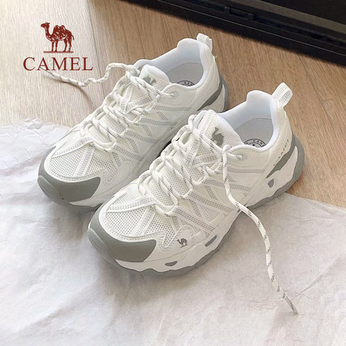 骆驼清岩运动鞋女款老爹登山鞋子