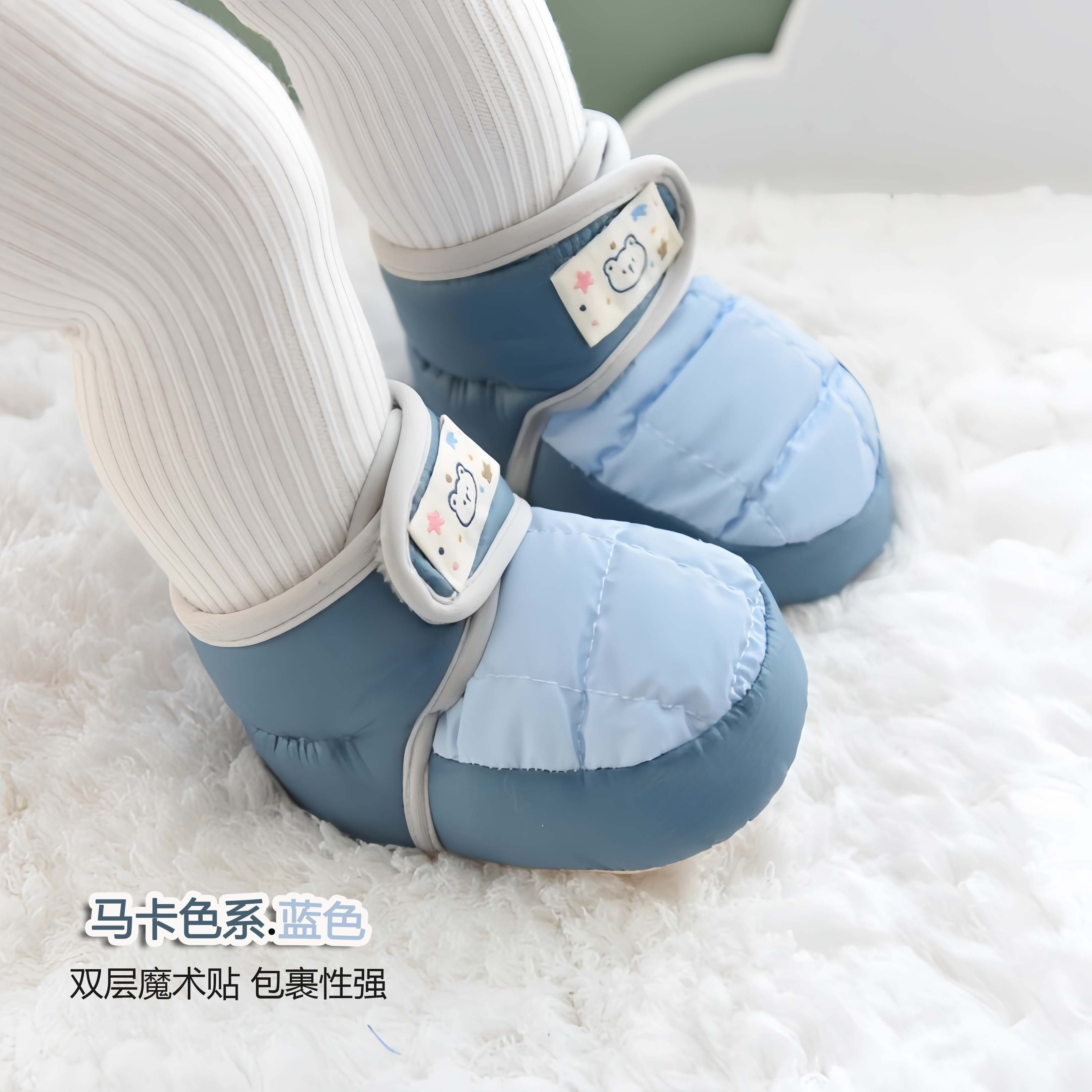 男女婴儿鞋软底防滑冬季加绒加厚