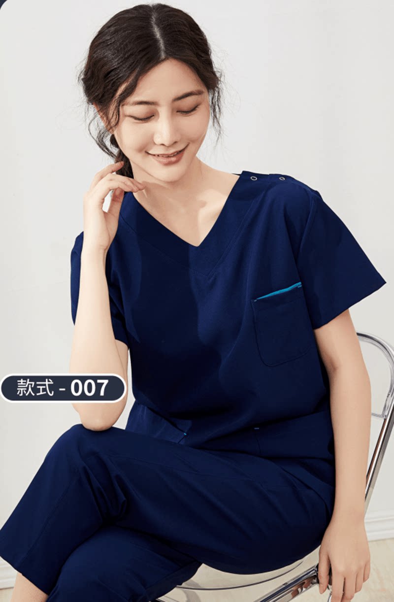 手术室洗手衣女短袖刷手服口腔牙科医生工作制服男长袖分体套装
