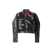 原创小众暗黑朋克高级感金属铆钉皮衣夹克短款 DETW 25AW 外套男女