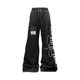 原创小众毛圈刺绣街头拳击直筒系带运动休闲卫裤 DETW 25AW 男女