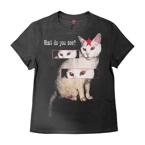 DETW《红星》趣味猫咪短袖
