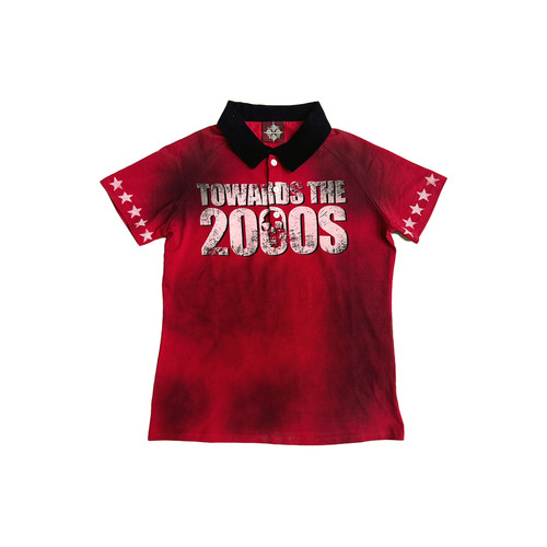 DETW2000S正肩水洗拼色POLO衫