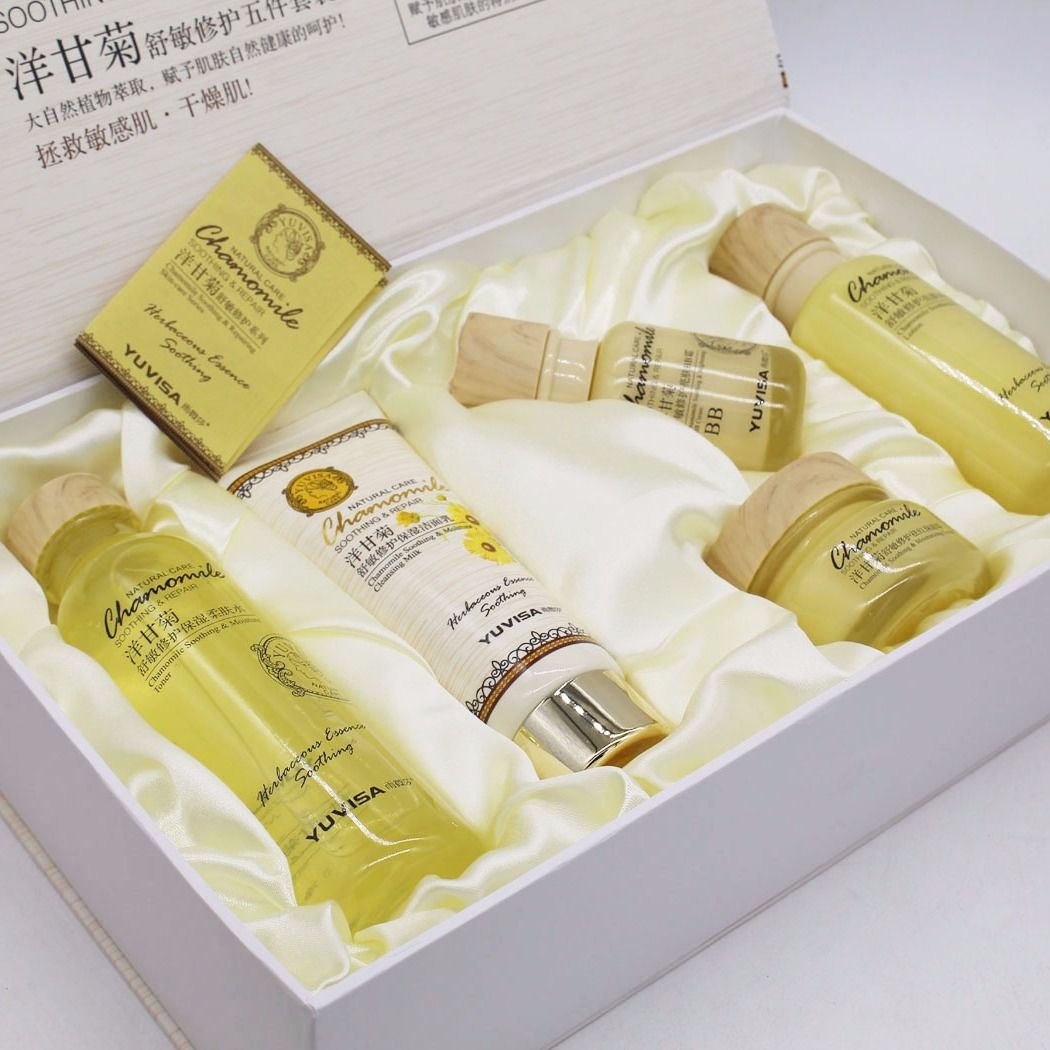 雨微莎洋甘菊护肤舒敏修护保湿护肤套柔肤水乳液补水霜BB孕妇可用