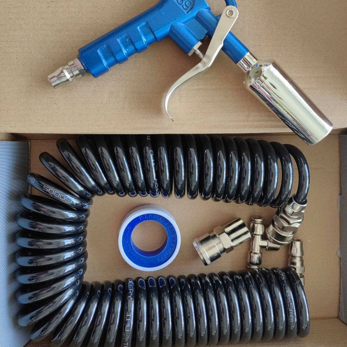 超大风量吹尘枪货车大流量吹尘枪套装车载取气高压吹风抢车用大风