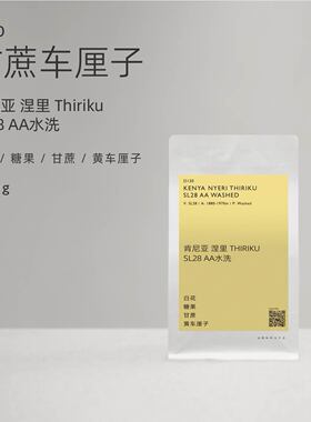 【白鲸咖啡】D130 白花糖果 26产季 肯尼亚 Thiriku SL28 AA 水洗
