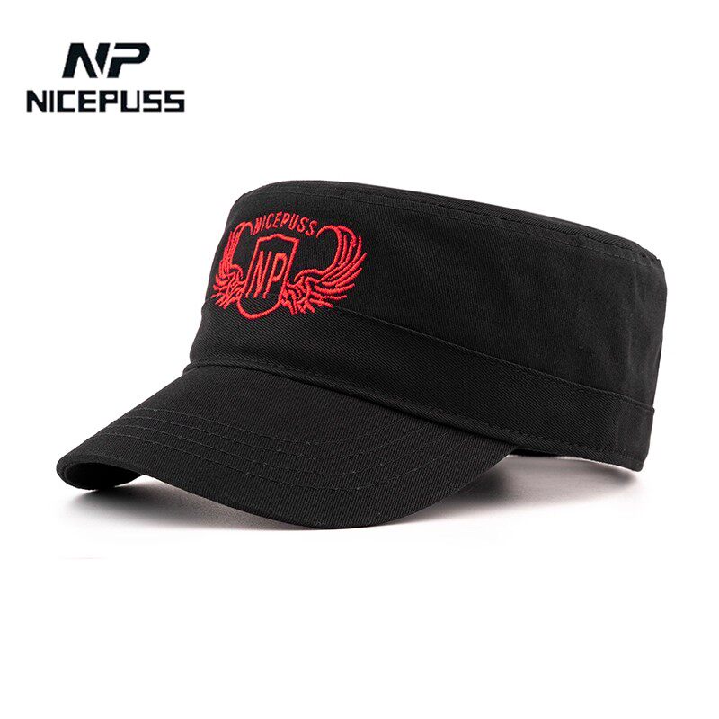 NP大头围帽子男士高端品牌大码鸭舌帽中青年平顶帽[品牌特价清仓]
