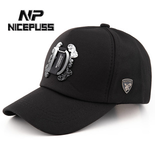 鸭舌帽 街头潮人休闲百搭韩国嘻哈个性 新款 帽子男春秋棒球帽女韩版