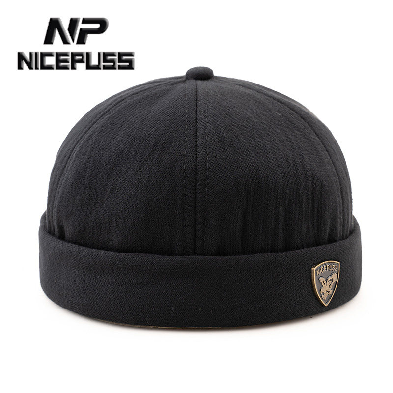 嘻哈无檐男款个性潮流雅痞帽子