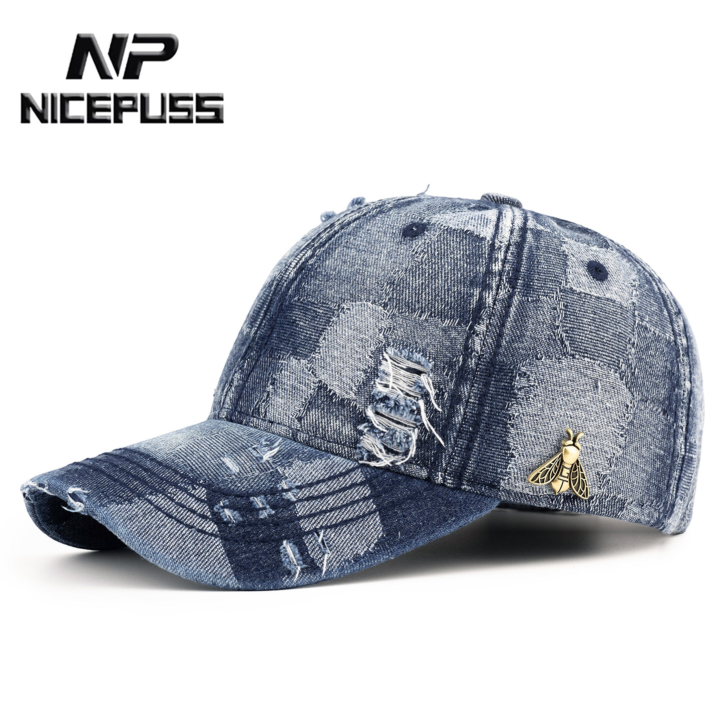 NICEPUSS高端品牌复古牛仔棒球帽