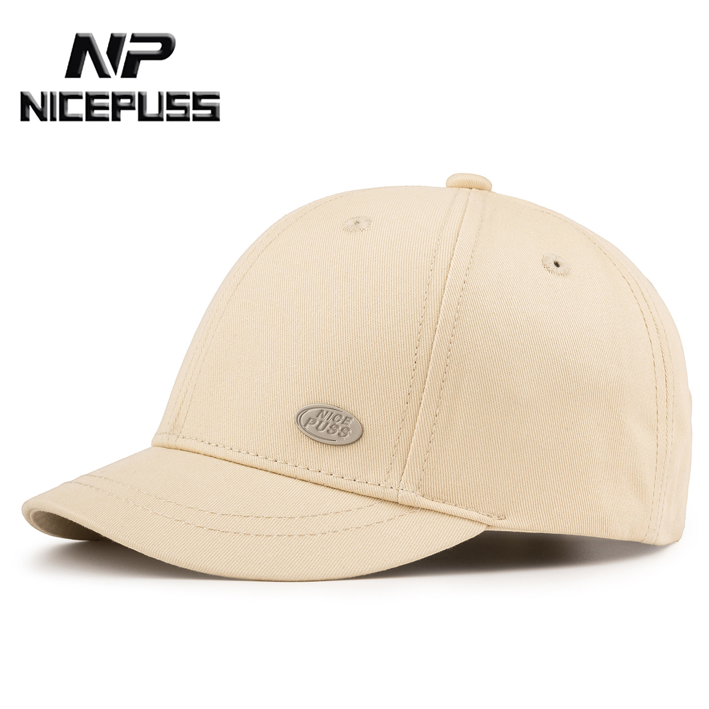 NICEPUSS潮牌国际硬顶短檐棒球帽