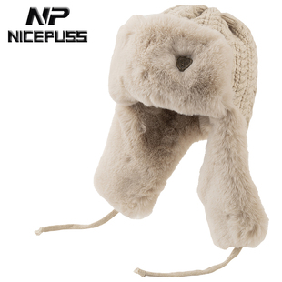 高级感帽子男款2025新款冬季加绒加厚防寒护耳毛线帽女东北雷锋帽