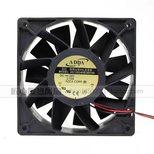 ADDA AS12024HB/MB389100 12038 12CM 24V 1.40A 2.10A变频器风扇