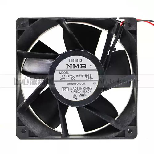 NMB风机 4715VL-05W-B60/B69 12038 24V 0.89A 12厘米变频器风扇
