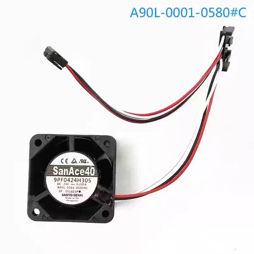 原装三洋 9PF0424H303/304/305 A90L-0001-0580#A/B/C 发那科风扇