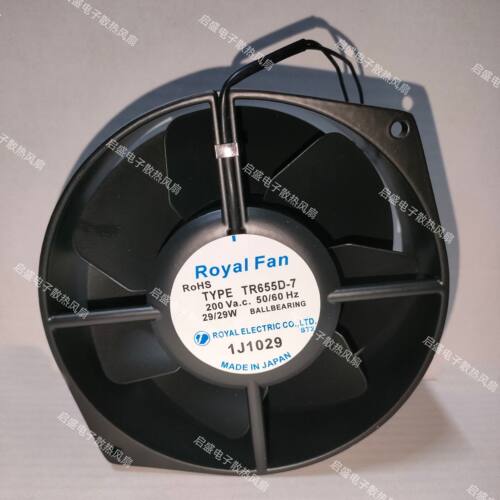 TR655D-7 200V 全新原装日本ROYALFAN 172*150*55 29W 耐高温风扇