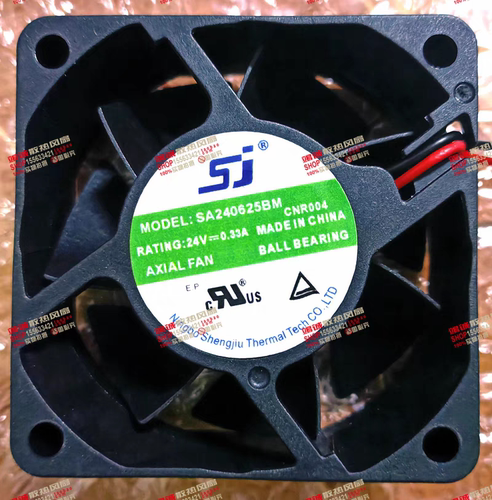 SJ全新SA240625BM CNR004 DC24V伏0.33A 6cm大风量变频器散热风扇