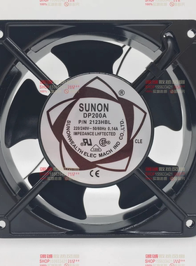 全新建准1SUNON DP200A P/N2123XSL HBL HSL XBL12CM220V机柜风扇