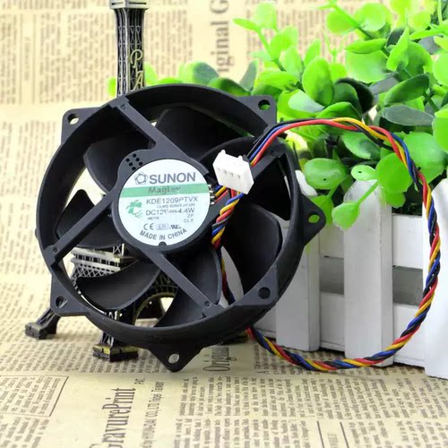 建准SUNON 9cm 9025 4针磁浮风扇 KDE1209PTVX 12V 4.4W 圆形