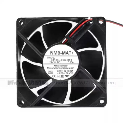 NMB 3110KL-05W-B59/B50 24V 0.15A 8CM 8025 滚珠变频器散热风扇