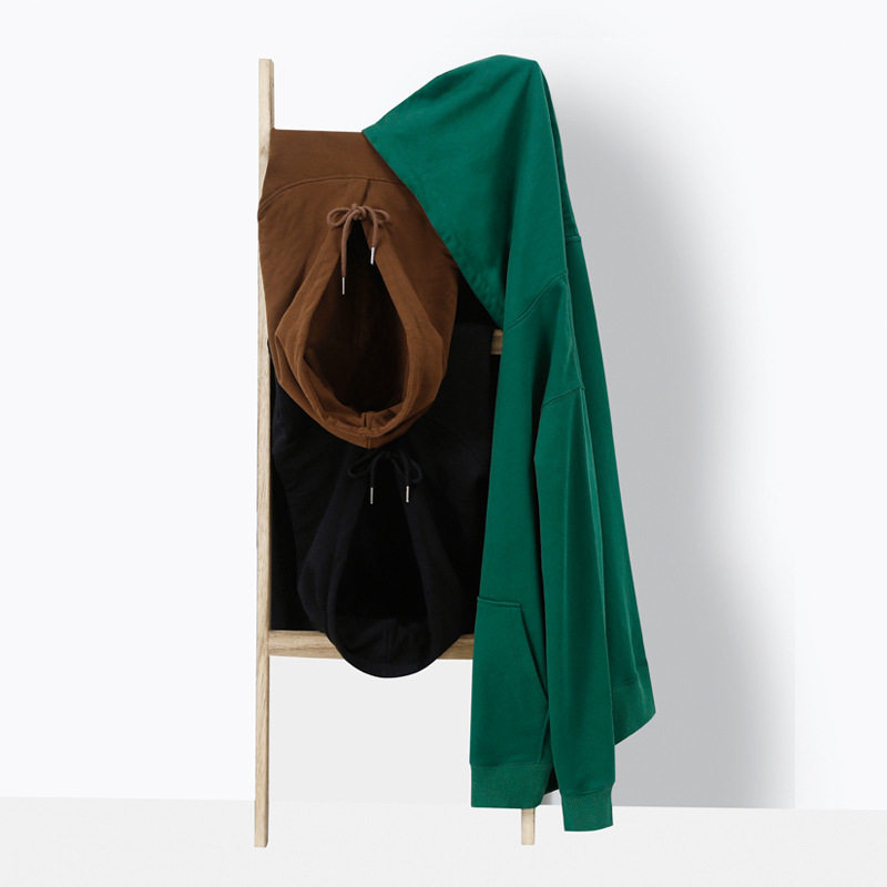 秋冬男装380g重磅2026秋季新款卫衣潮牌长袖纯棉落肩情侣连帽