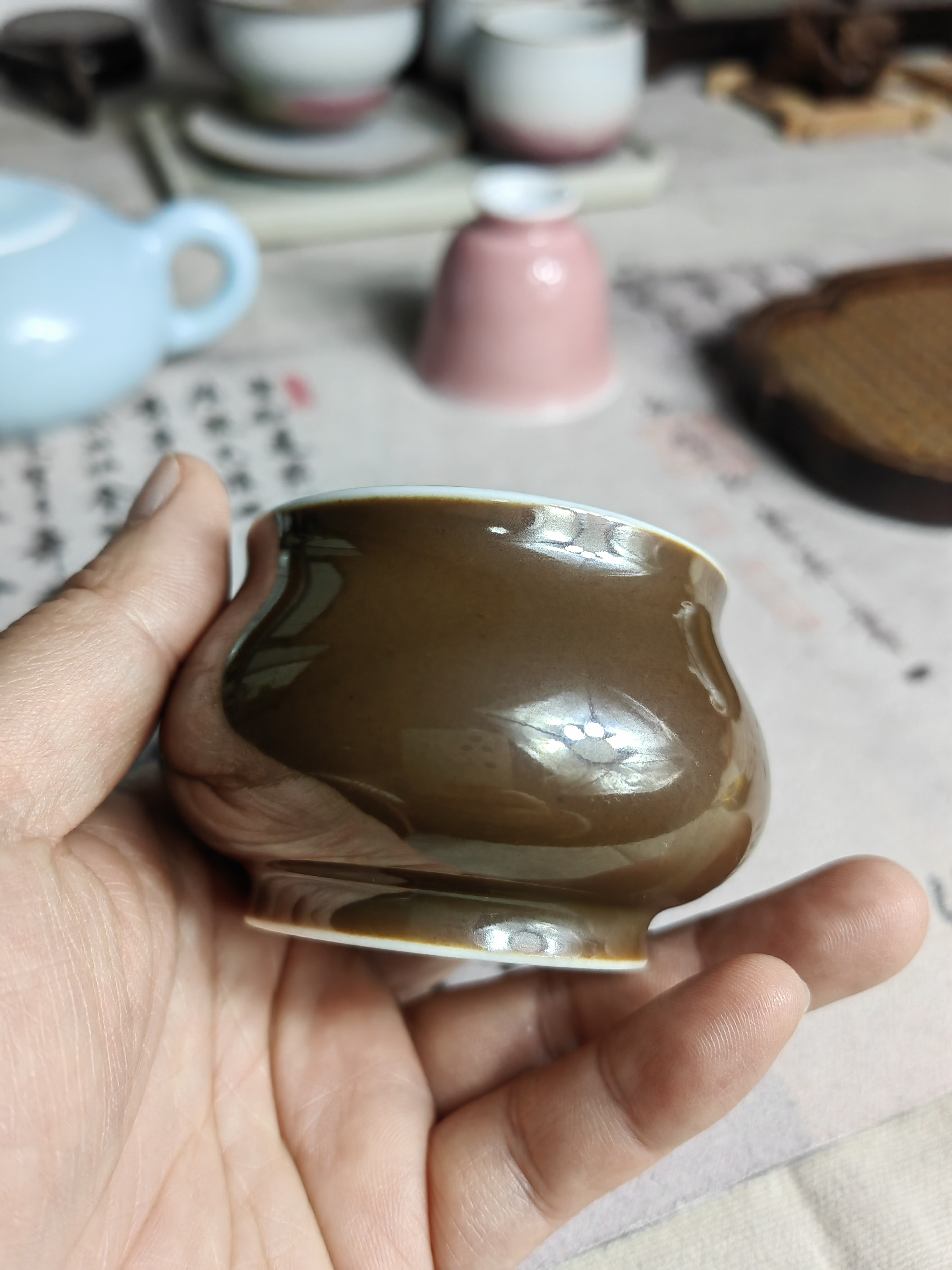 德行如玉全手工仿古 紫金釉小香炉 琴炉 平价不议！