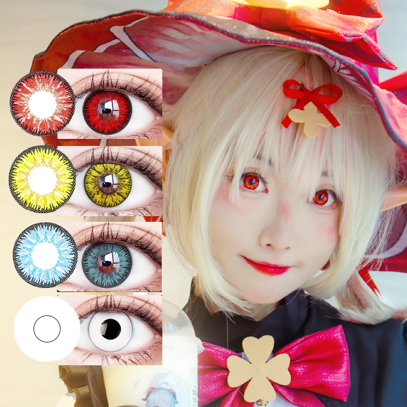 cos美瞳芙宁娜雏田魈黎深流萤砂纯白黑金黄绿棕灰粉紫红蓝色doya