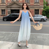 新款渐变连衣裙2467P105控158，女装连衣裙，2C201