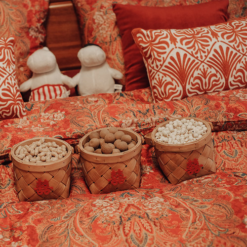 云缇婚庆四件套自制原创包邮抱枕