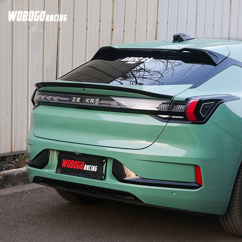 适用于极氪001尾翼鸭尾小尾翼mini运动包围装饰外观改装专用