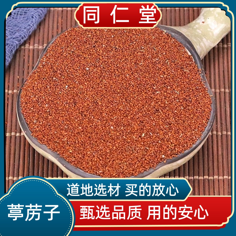 同仁堂中药材葶苈子 野生葶苈子葶苈籽 丁历子 葶力籽干净无杂质