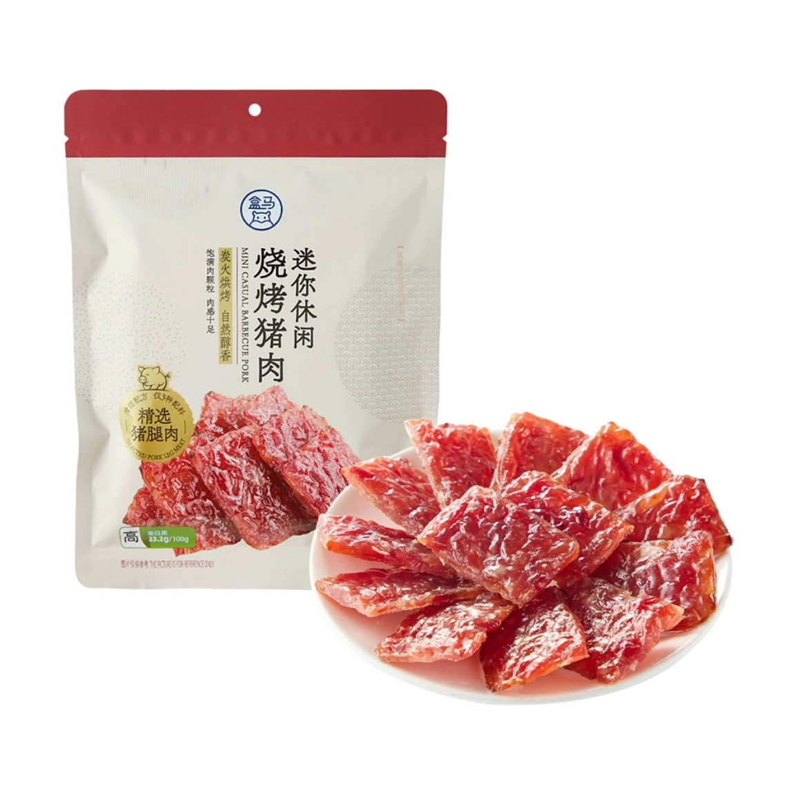 盒马代购盒马迷你休闲烧烤猪肉218g