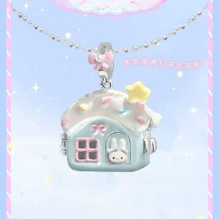 新品 戒指耳钉甜美耳环可爱饰品 奶油甜品屋项链吊坠链女款