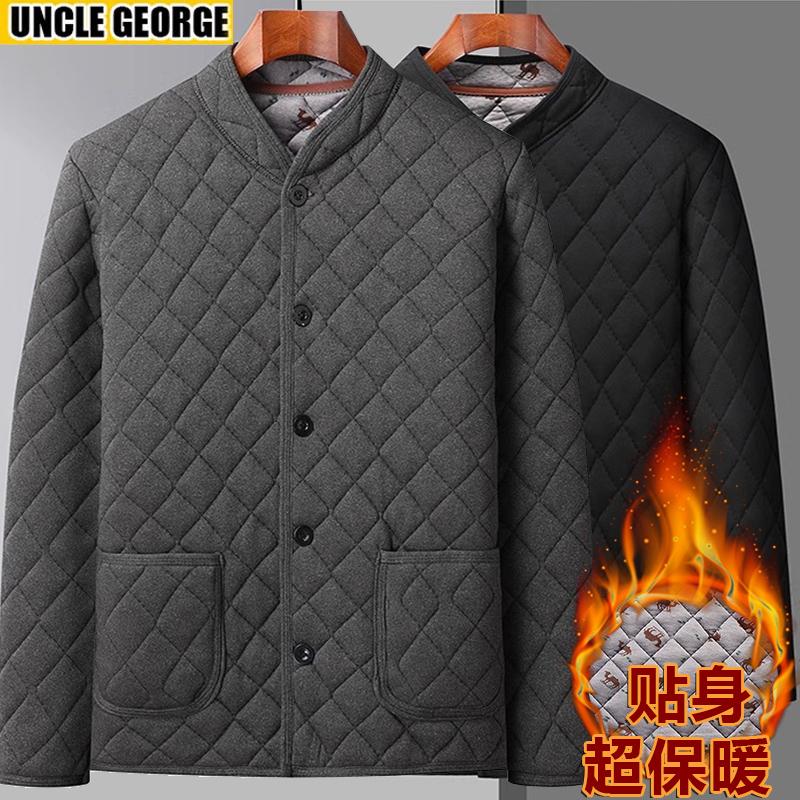 中老年男士棉衣爸爸小棉袄贴身