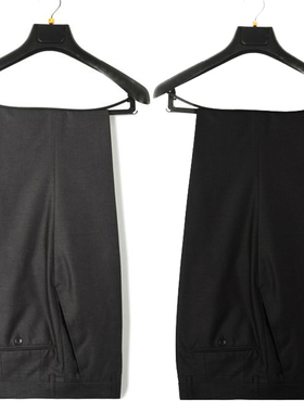 2022夏季男士西裤免烫中年商务直筒休闲裤修身正装黑色薄款西装裤