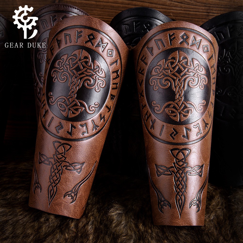 欧洲手臂护环cosplay骑士亚马逊道具TEMU护腕复古压纹中世纪热卖