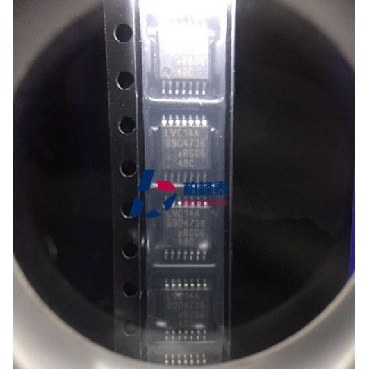 74LVC14APW 丝印：LVC14A LC14A TSSOP-14超薄 正品