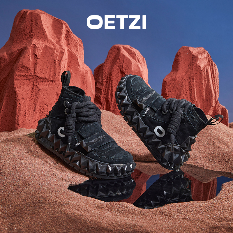 oetzi小众设计厚底高帮鞋