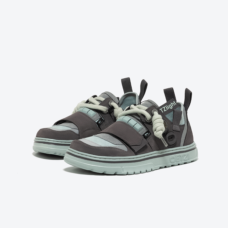 OETZI潮牌丑萌超轻底休闲板鞋