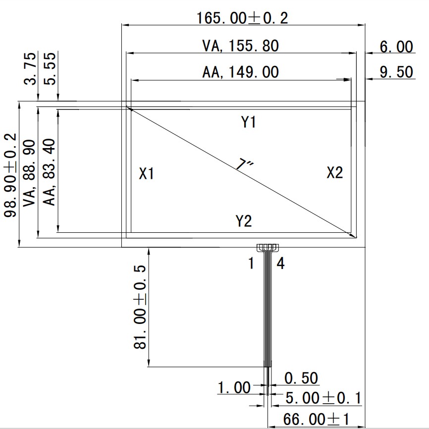 7寸 7.0寸触摸屏工控GPS导航仪全新原装车载触摸屏可配AT070TN92
