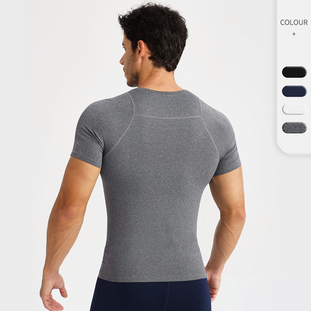 男士紧身健身短袖高弹透气健身速干衣吸湿排汗跑步训练运动t恤,运动服/休闲服装,健身套装,淘宝优惠券,粉丝福利购,淘宝优惠卷