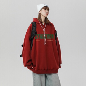 2024冬季加绒加厚复合连帽卫衣女打底衫 B213-8088-P70控88图片