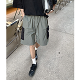夏季工装休闲短裤男拼接撞色五分裤子B213-8137-P38控58，男装牛仔裤，星座617A-4