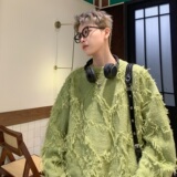 2024秋冬潮牌流苏套头毛衣男软糯针织衫B213-8078-P70控88，男装针织衫/毛衣，星座617A-4